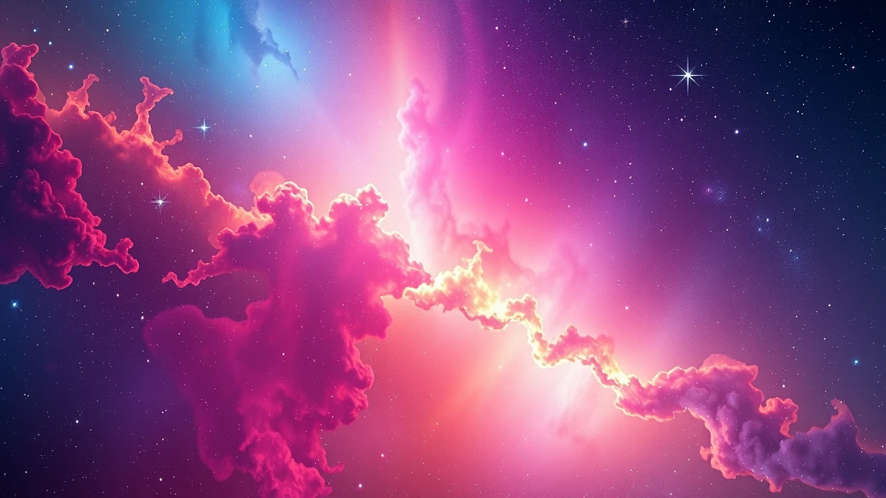 Cosmic space background