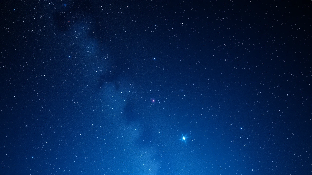 Cosmic background with stars and galaxies